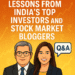 Lessons from the Elite: Insights from India’s Leading Stock Market Minds