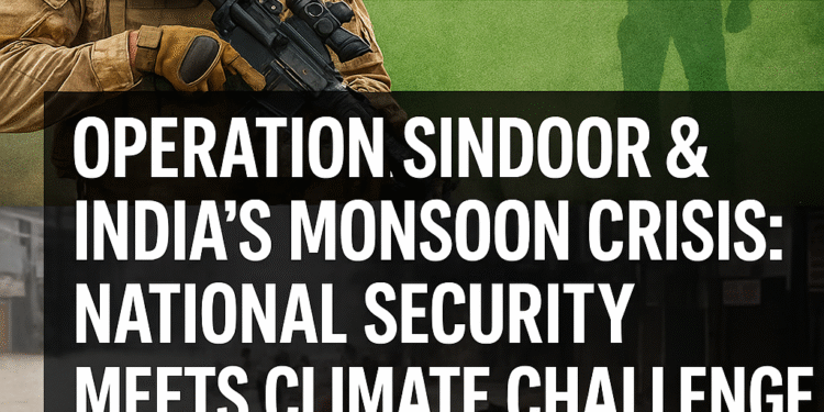 Operation Sindoor & Monsoon Mayhem: India’s Twin Front Battle for Security and Survival