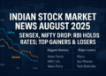 Markets in Motion: August 2025 Sensex & Nifty Movers, RBI Rate Pause Impact