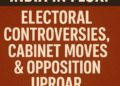 India’s Political Pulse: Electoral Showdowns, Cabinet Moves & Global Trade Shocks – August 2025 Update