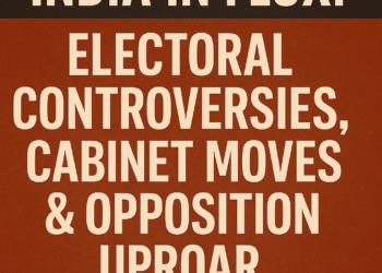 India’s Political Pulse: Electoral Showdowns, Cabinet Moves & Global Trade Shocks – August 2025 Update