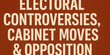 India’s Political Pulse: Electoral Showdowns, Cabinet Moves & Global Trade Shocks – August 2025 Update