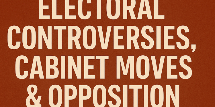 India’s Political Pulse: Electoral Showdowns, Cabinet Moves & Global Trade Shocks – August 2025 Update