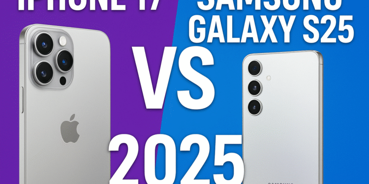 iPhone17 vs Samsung Galaxy S25 (2025): The Ultimate Flagship Face-Off